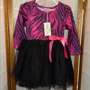 Pete + Lucy Girl’s Party Dress, Fierce Fuchsia size 12/18 M